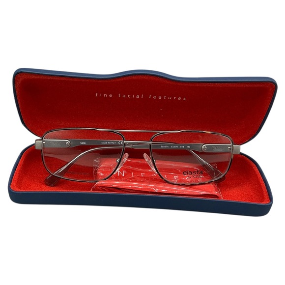 Elasta by Safilo Eyeglasses Frame E3070 Lvb 140 Made in Italy Mens - Picture 6 of 6
